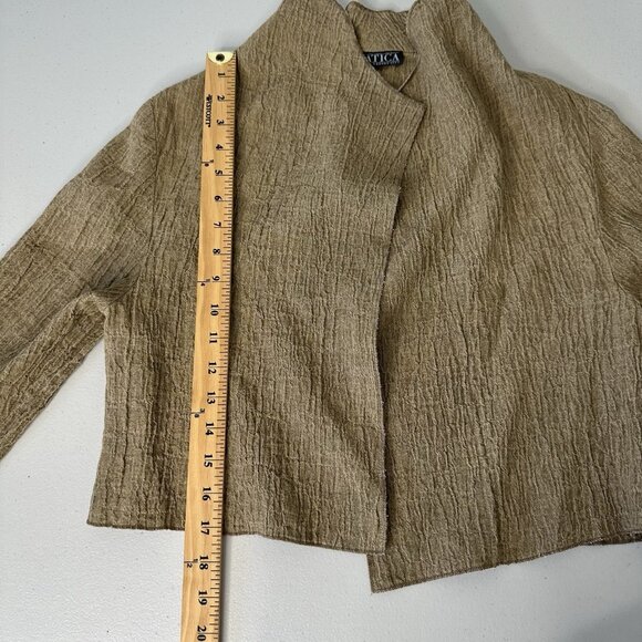 Vintage Asiatica Kansas City 2 Piece Set Dress Jacket Textured Medium - Picture 13 of 13